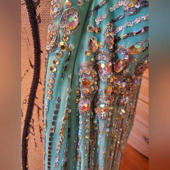 PARTYTIME SEQUINS GEMS GOWN - Picture 10 of 16